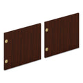 HON Pair of Mod Laminate Doors for 72"W Mod Desk Hutch, 17.87 x 14.83, Traditional Mahogany