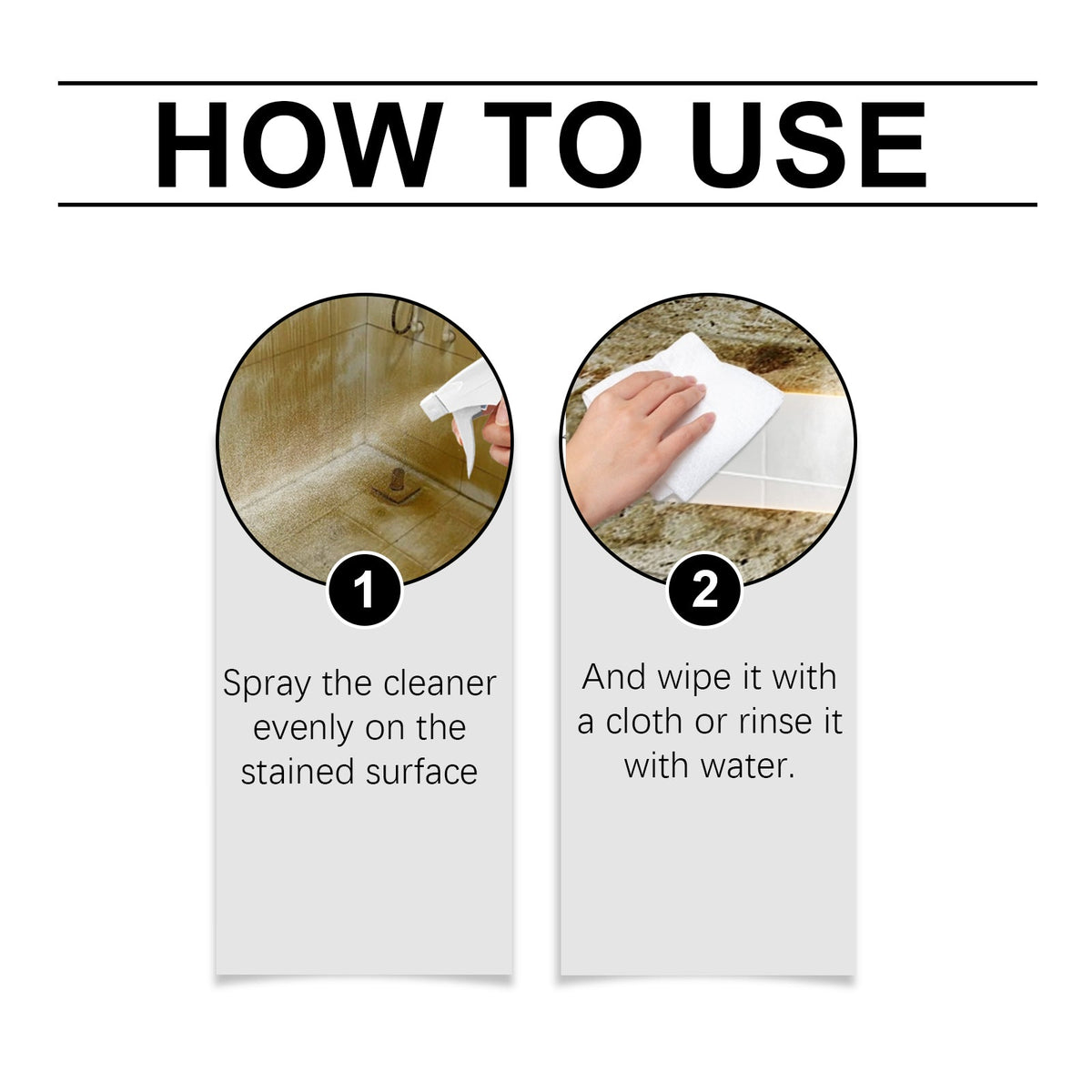Glass Tile Cleaner Bathroom Glass Door Bathtub Tile Crystal Clear Stain Cleaner