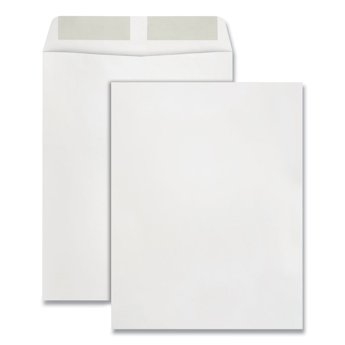 Quality Park Catalog Envelope, 28 lb Bond Weight Paper, #13 1/2, Square Flap, Gummed Closure, 10 x 13, White, 250/Box