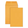 Quality Park Catalog Envelope, 28 lb Bond Weight Kraft, #1, Square Flap, Gummed Closure, 6 x 9, Brown Kraft, 500/Box