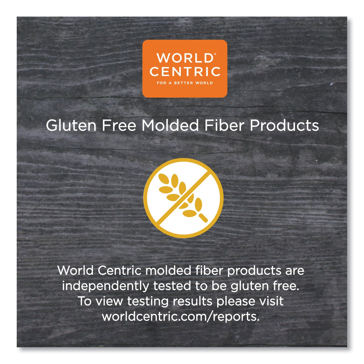 World Centric Fiber Plates, 9" dia, Natural, 1,000/Carton