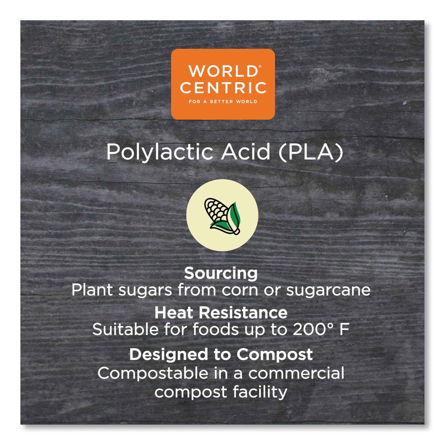 World Centric PLA Lids for Fiber Bowls, 7.5" Diameter x 1"h, Clear, Plastic, 300/Carton