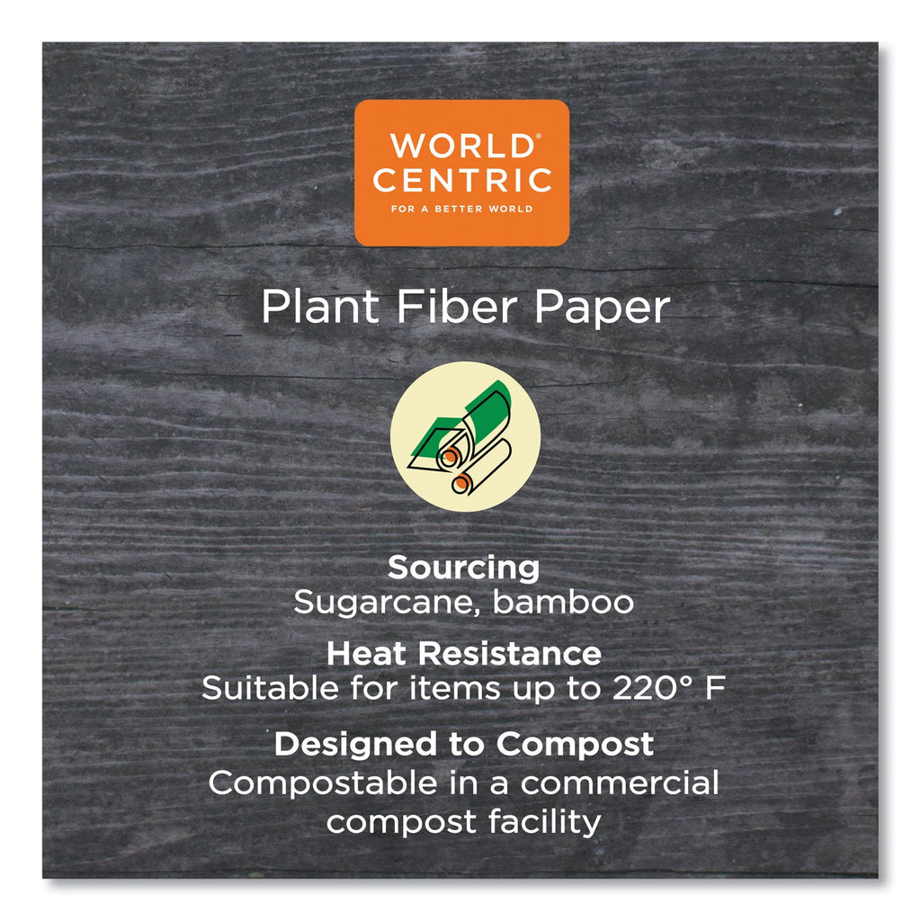 World Centric NoTree Paper Hot Cups, 6 oz, Natural, 1,000/Carton