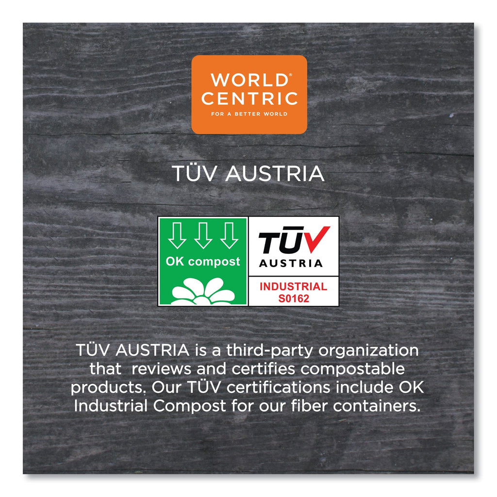 World Centric Fiber Plates, 9" dia, Natural, 1,000/Carton