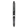 Zebra Liquid Ink Roller Ball Pen, Stick, Extra-Fine 0.5 mm, Black Ink, Black Barrel, 12/Pack