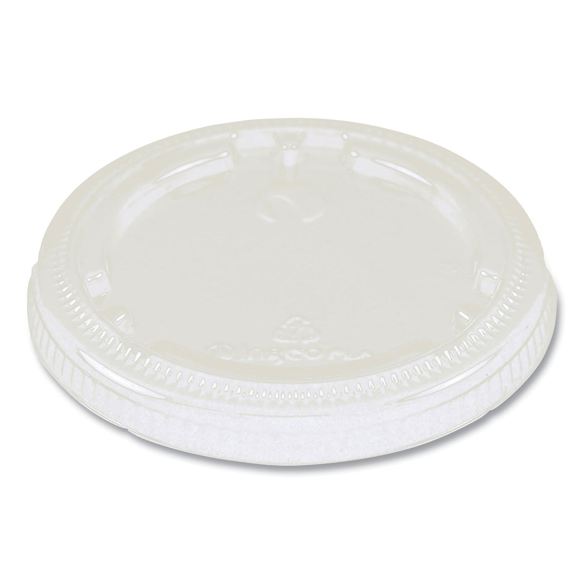 World Centric PLA Lids for Fiber Cups, 3.1" Diameter x 0.4"h, Clear, Plastic, 1,000/Carton