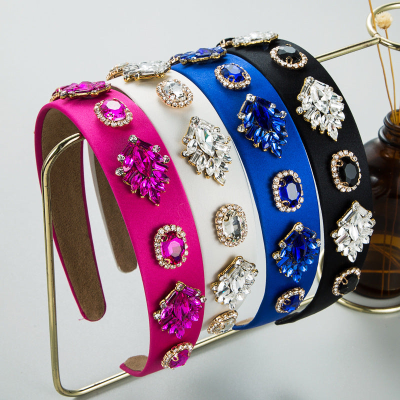 New Ins Fashionable Retro Baroque Headband South Korean High Sense Hair Accessories Face Wash Headwear
