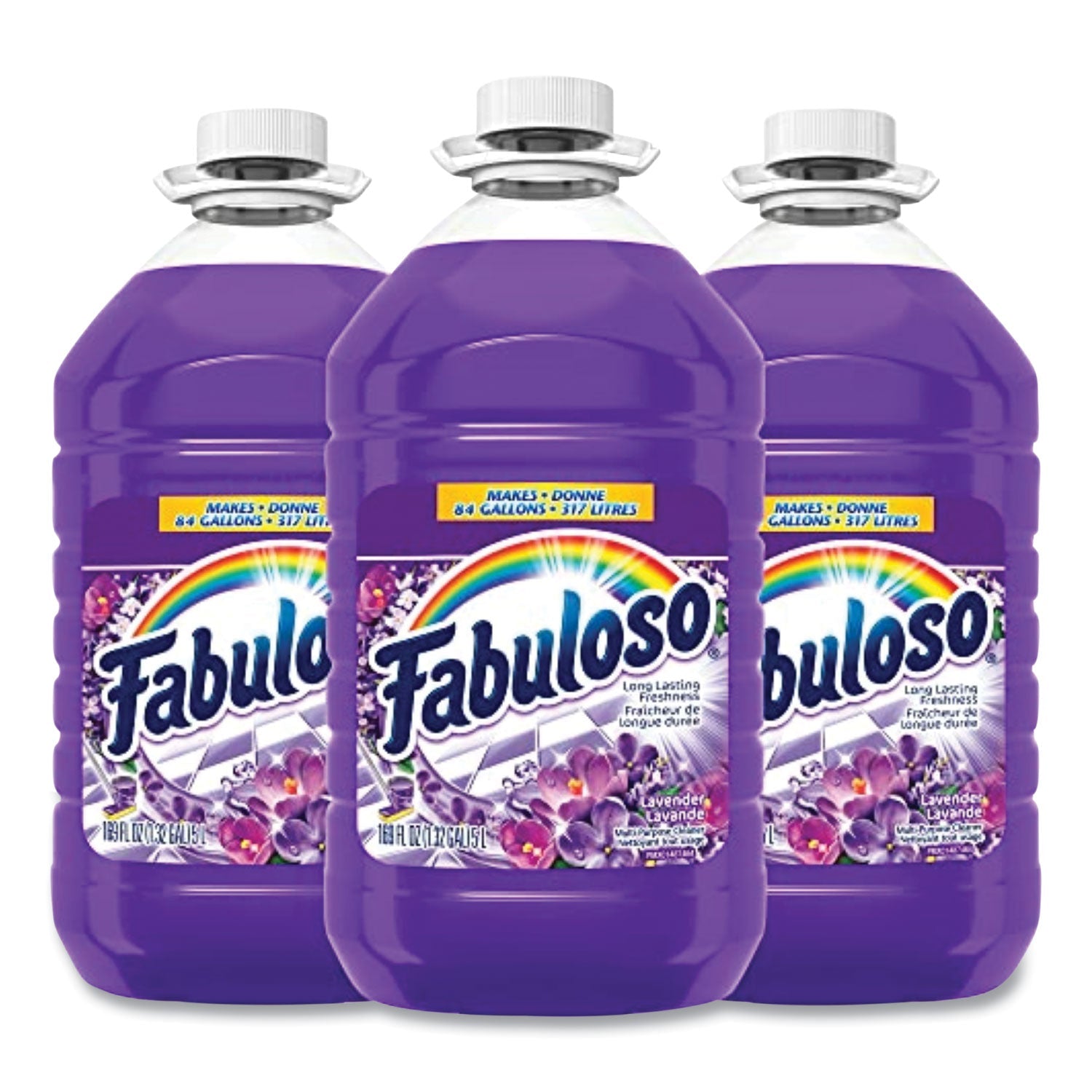 Fabuloso Multi-use Cleaner, Lavender Scent, 169 oz Bottle, 3 per Carton