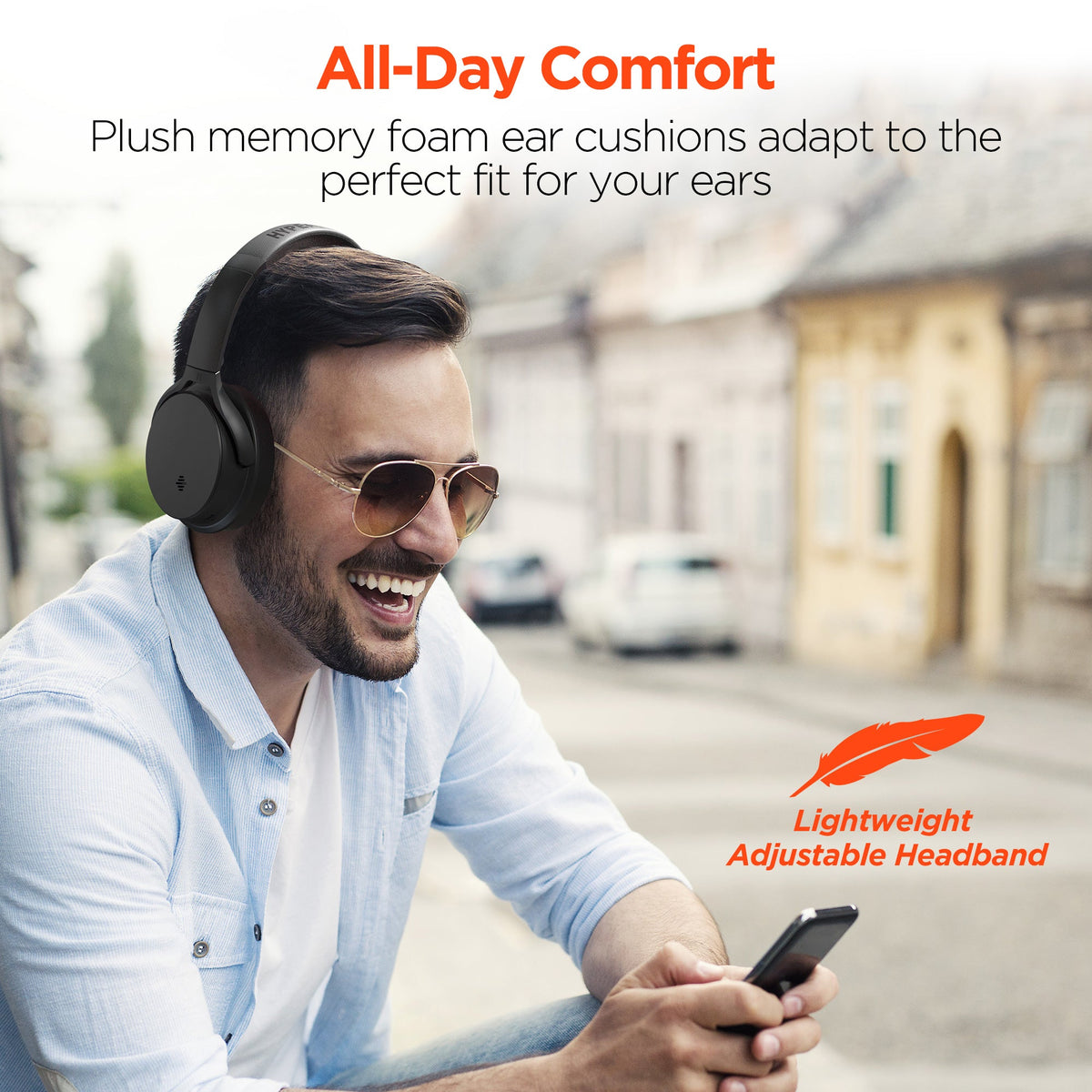 HyperGear Stealth ANC Wireless Headphones with Dynamic Bass Feature