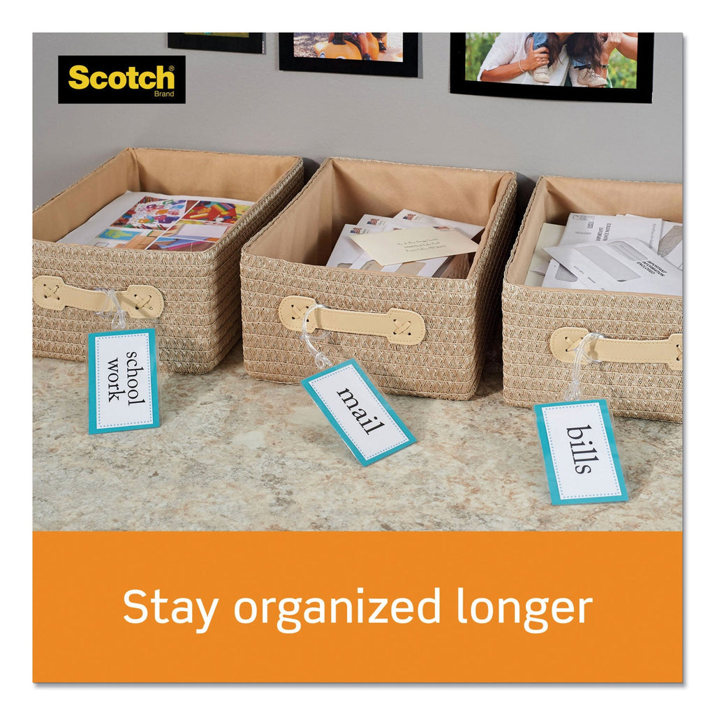 Scotch Laminating Pouches, 5 mil, 3.75" x 2.38", Gloss Clear, 100/Pack