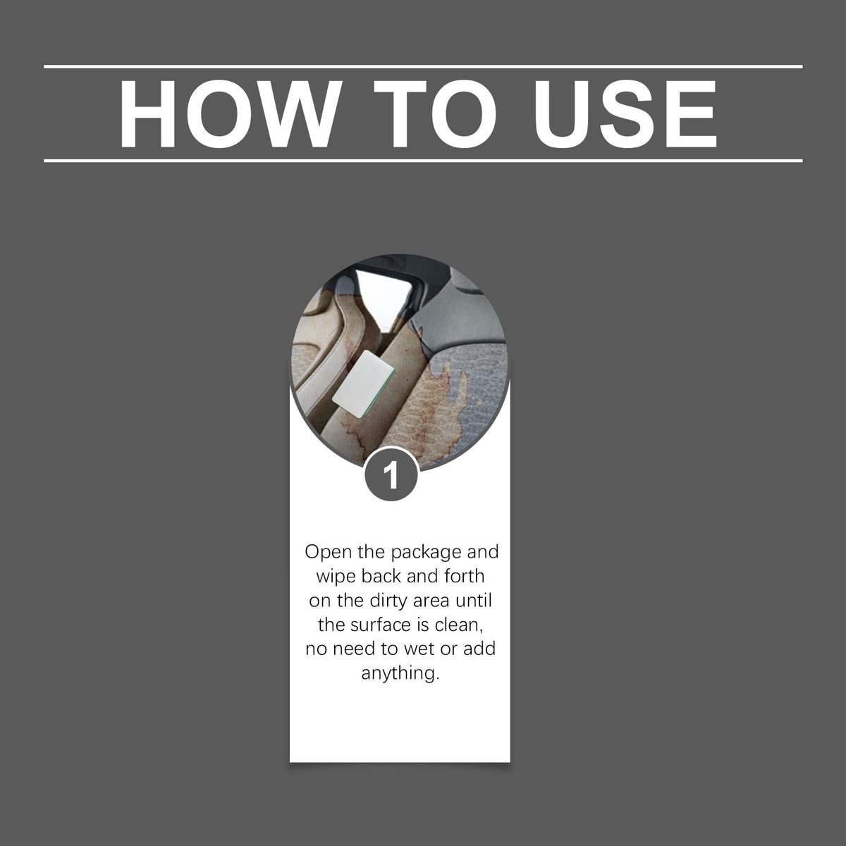Car Leather Cleaning Sponge, Leather With A Special Sponge To Clean And Repair Leather Luster