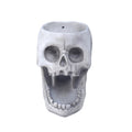 The resin three-dimensional skull feeder base can hang an automatic animal feeder
