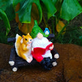 Outdoor Squirrel Elf Reading Hanger