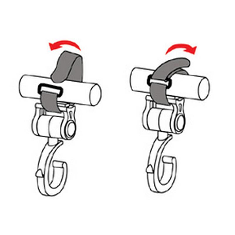 2 PCS/LOT Baby Stroller Accessories Hook Multifunction Baby Stroller Black High Quality Plastic Hook