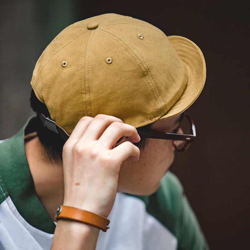 American retro cowboy duckbill hat short brimmed hat short brimmed hat men's trend
