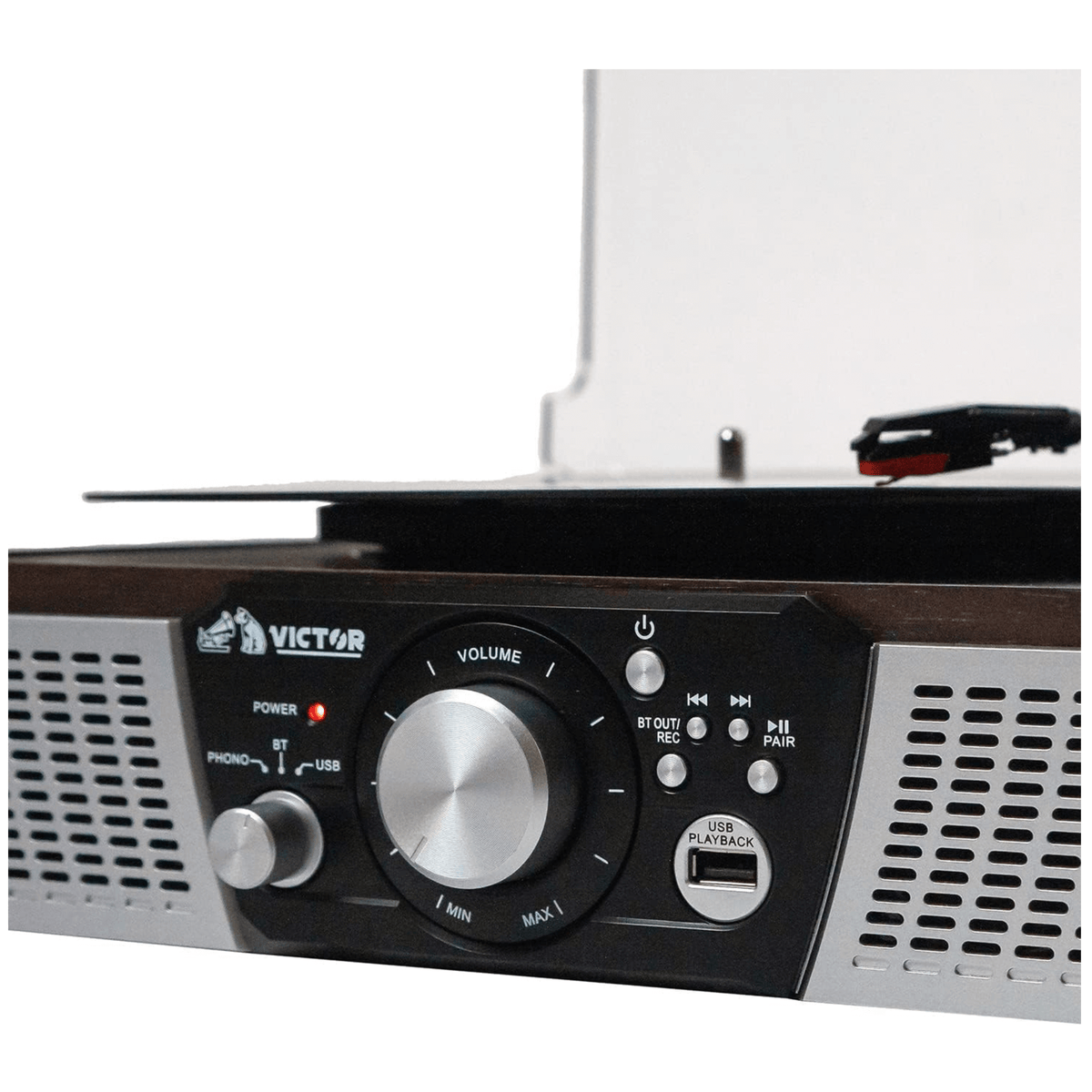 Victor Lakeshore 5-in-1 Hybrid BT Turntable System Espresso - Refurbished