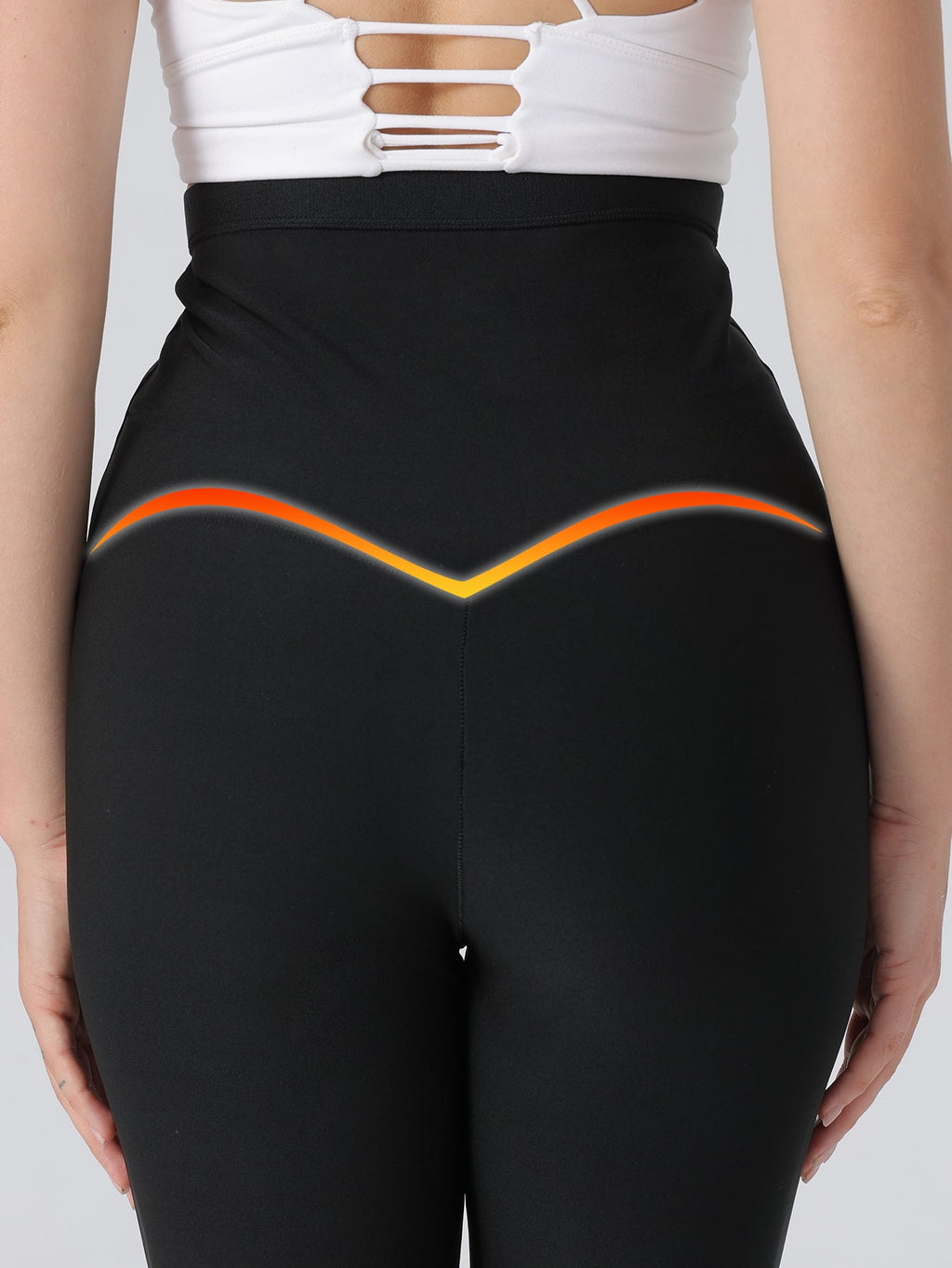 Sauna Sweat Pants For Women High Waist Compression Slimming Leggings Workout Hot Thermo Pant With Adjustable Hook-and-eye Closures