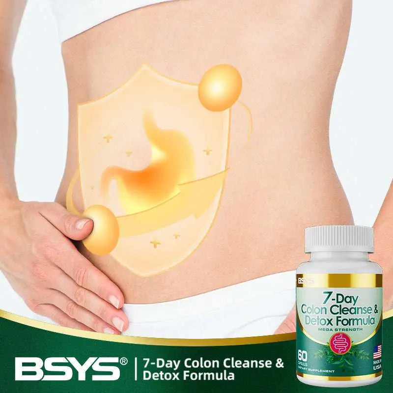 7 Day Colon Cleanse and Detox Formula Capsules