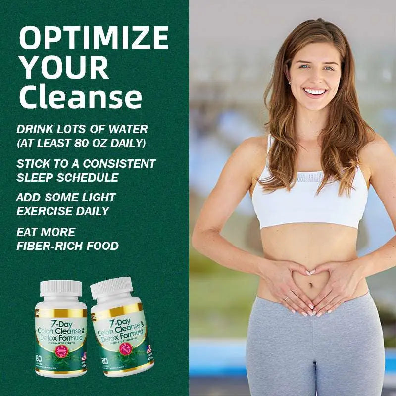 7 Day Colon Cleanse and Detox Formula Capsules