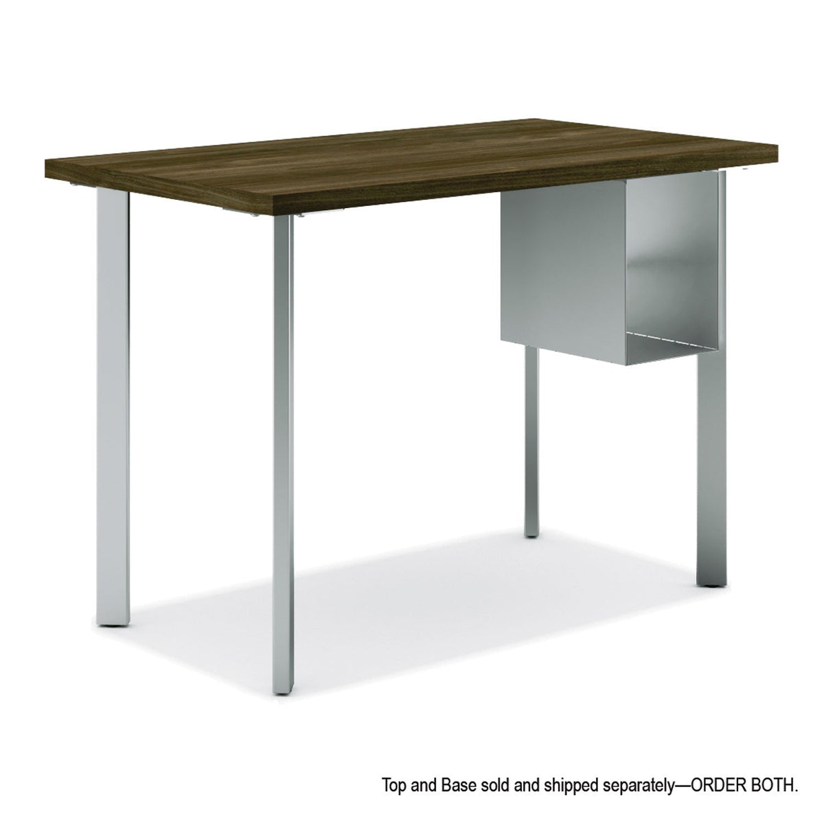 HON Coze Worksurface, Rectangular, 48w x 24d, Florence Walnut