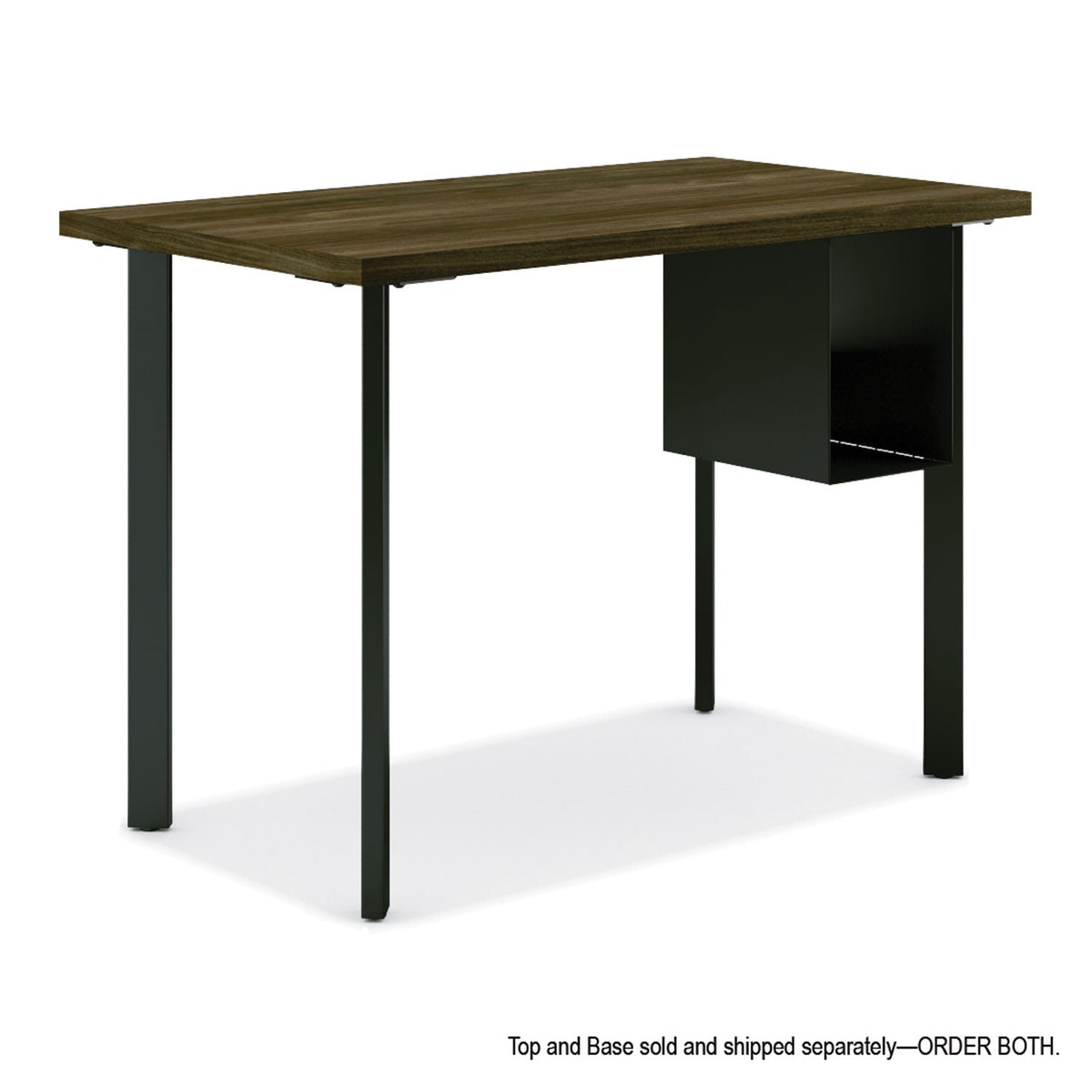 HON Coze Worksurface, Rectangular, 48w x 24d, Florence Walnut