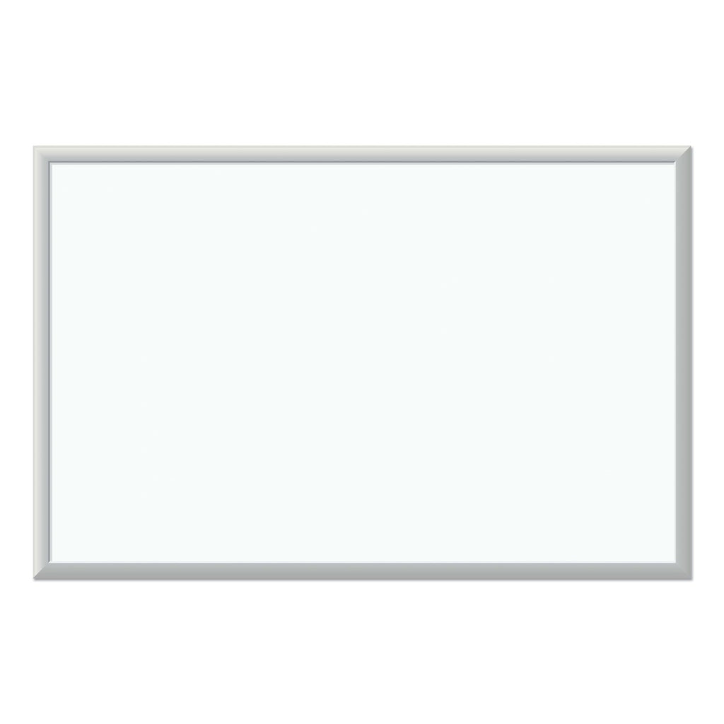 U Brands Melamine Dry Erase Board, 36 x 24, White Surface, Silver Frame