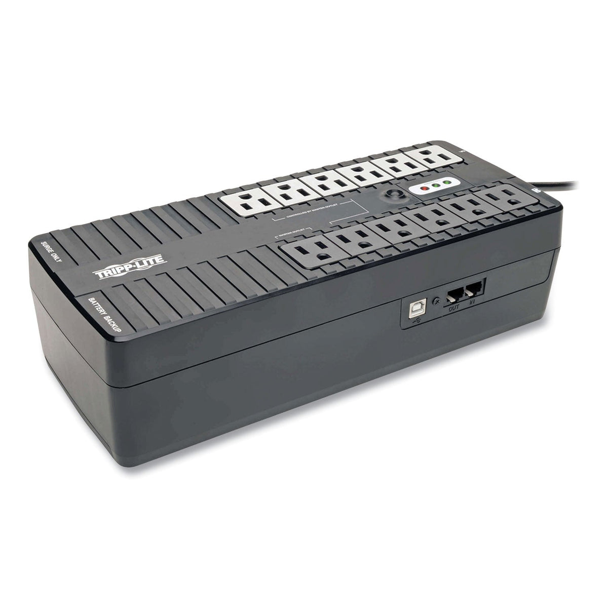 Tripp Lite ECO Series Energy-Saving Standby UPS with USB, 12 Outlets, 750 VA, 420 J