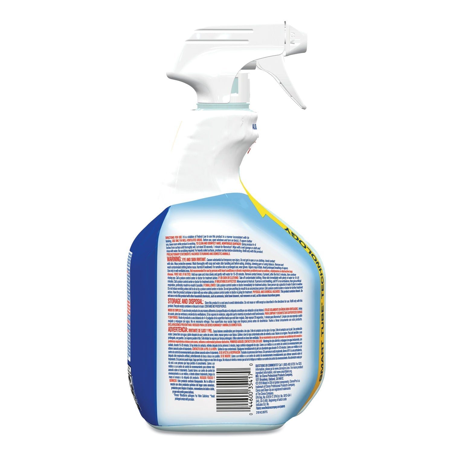 Clorox Pro Clorox Clean-up, 32 oz Smart Tube Spray, 9/Carton
