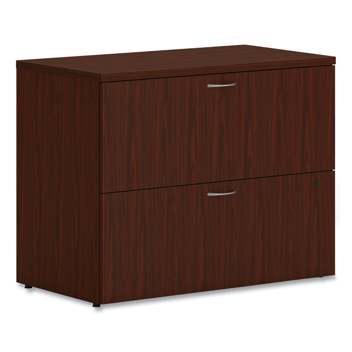 HON Mod Lateral File, 2 Legal/Letter-Size File Drawers, Traditional Mahogany, 36" x 20" x 29"