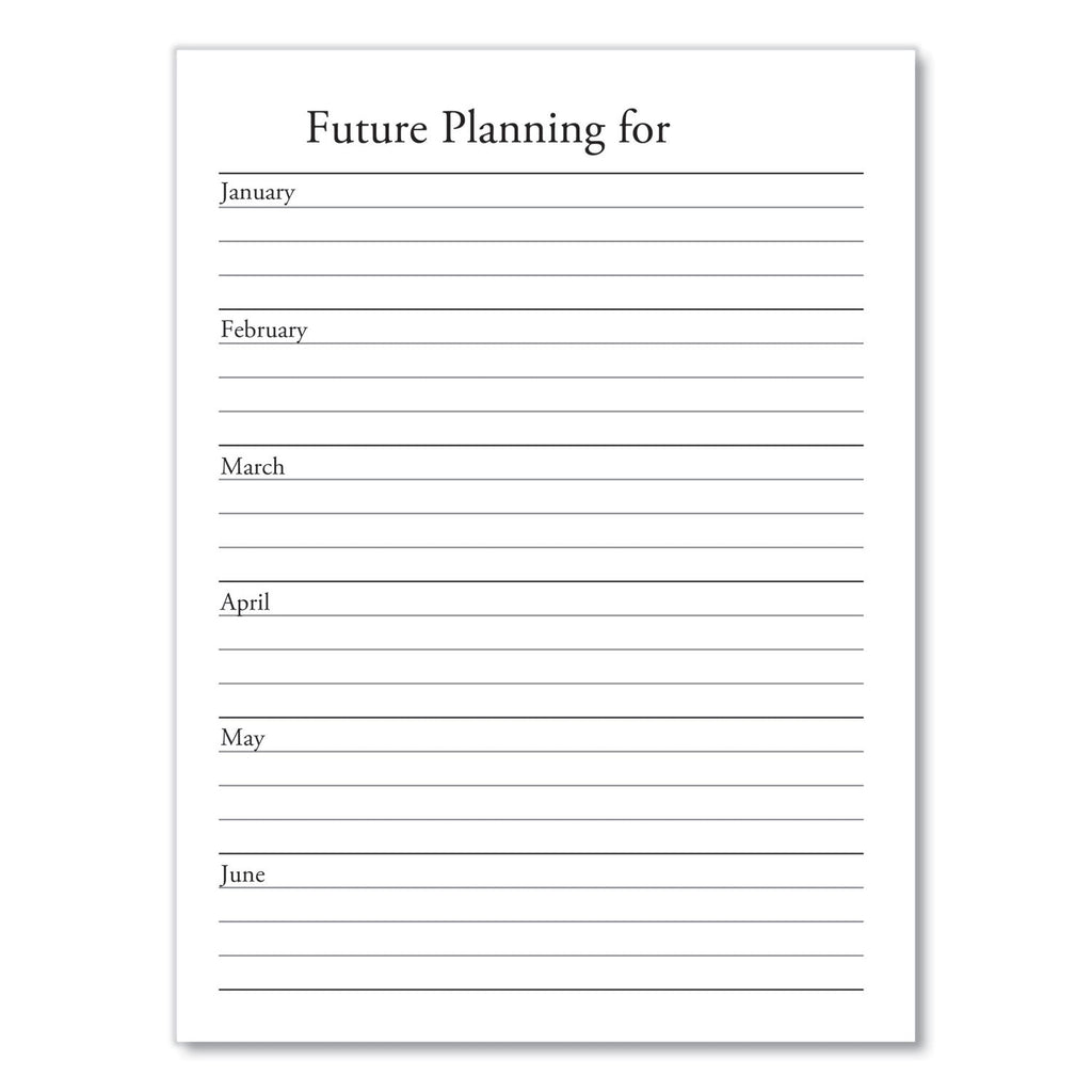 House of Doolittle Recycled Weekly Appointment Book Ruled without Appointment Times, 8.75 x 6.88, Black Cover, 12-Month (Jan to Dec): 2023