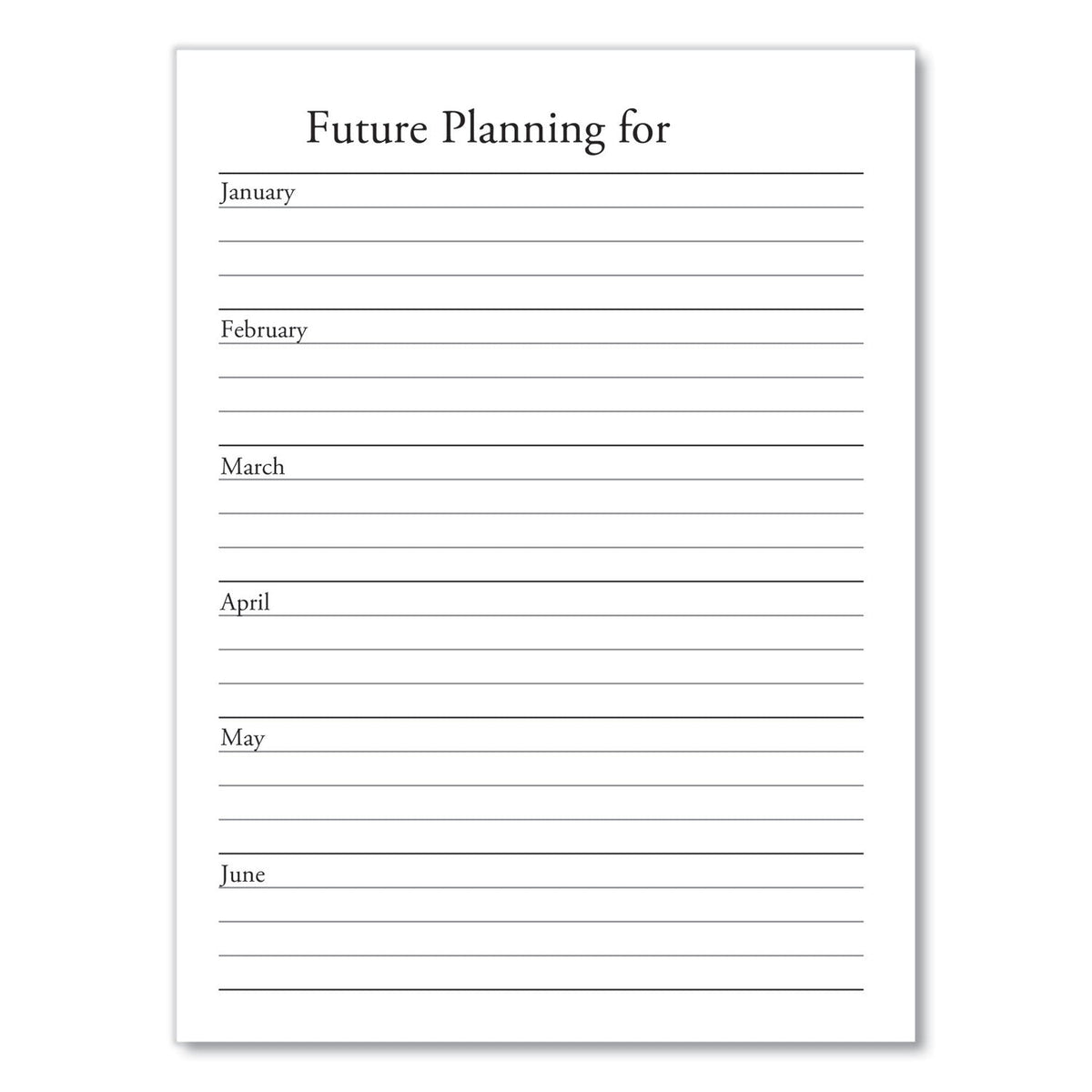 House of Doolittle Recycled Weekly Appointment Book Ruled without Appointment Times, 8.75 x 6.88, Black Cover, 12-Month (Jan to Dec): 2023