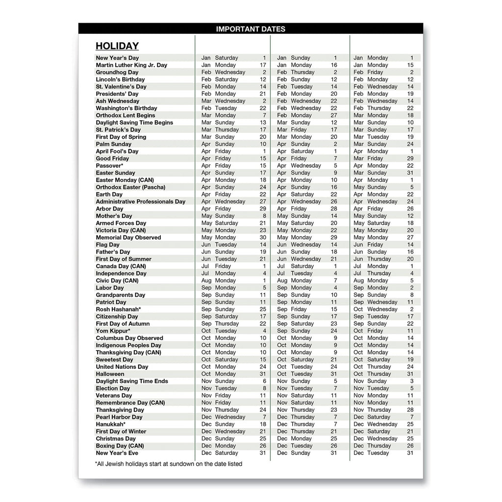 House of Doolittle Recycled Professional Weekly Planner, 15-Minute Appts, 11 x 8.5, Black Wirebound Soft Cover, 24-Month (Jan-Dec): 2023-2024