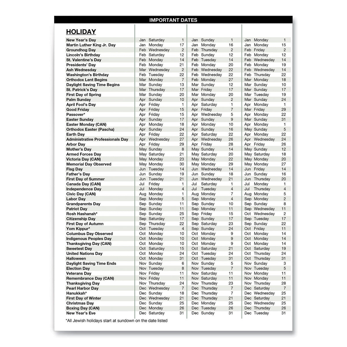 House of Doolittle Recycled Professional Weekly Planner, 15-Minute Appts, 11 x 8.5, Black Wirebound Soft Cover, 24-Month (Jan-Dec): 2023-2024