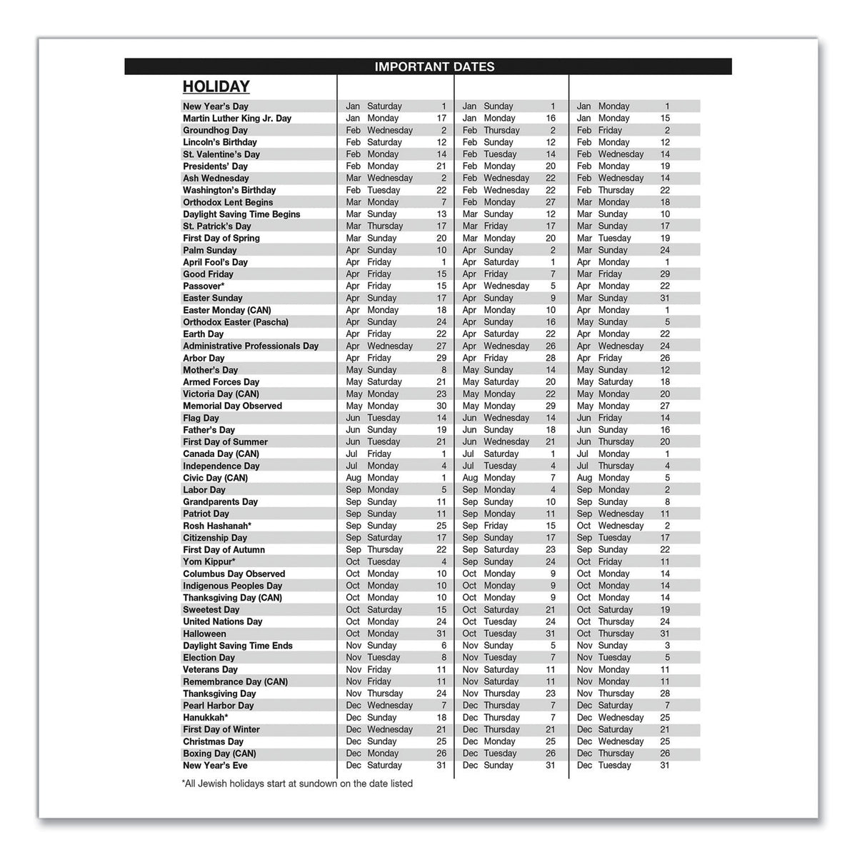 House of Doolittle Black-on-White Photo Weekly Appointment Book, Landscapes Photography, 11 x 8.5, Black Cover, 12-Month (Jan to Dec): 2023