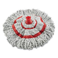 Rubbermaid Microfiber Twist Mop Refill, 16", White