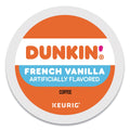 Dunkin Donuts K-Cup Pods, French Vanilla, 22/Box