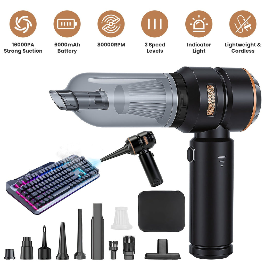 Cordless Handheld Vacuum Cleaner 16000PA with Brushless Motor