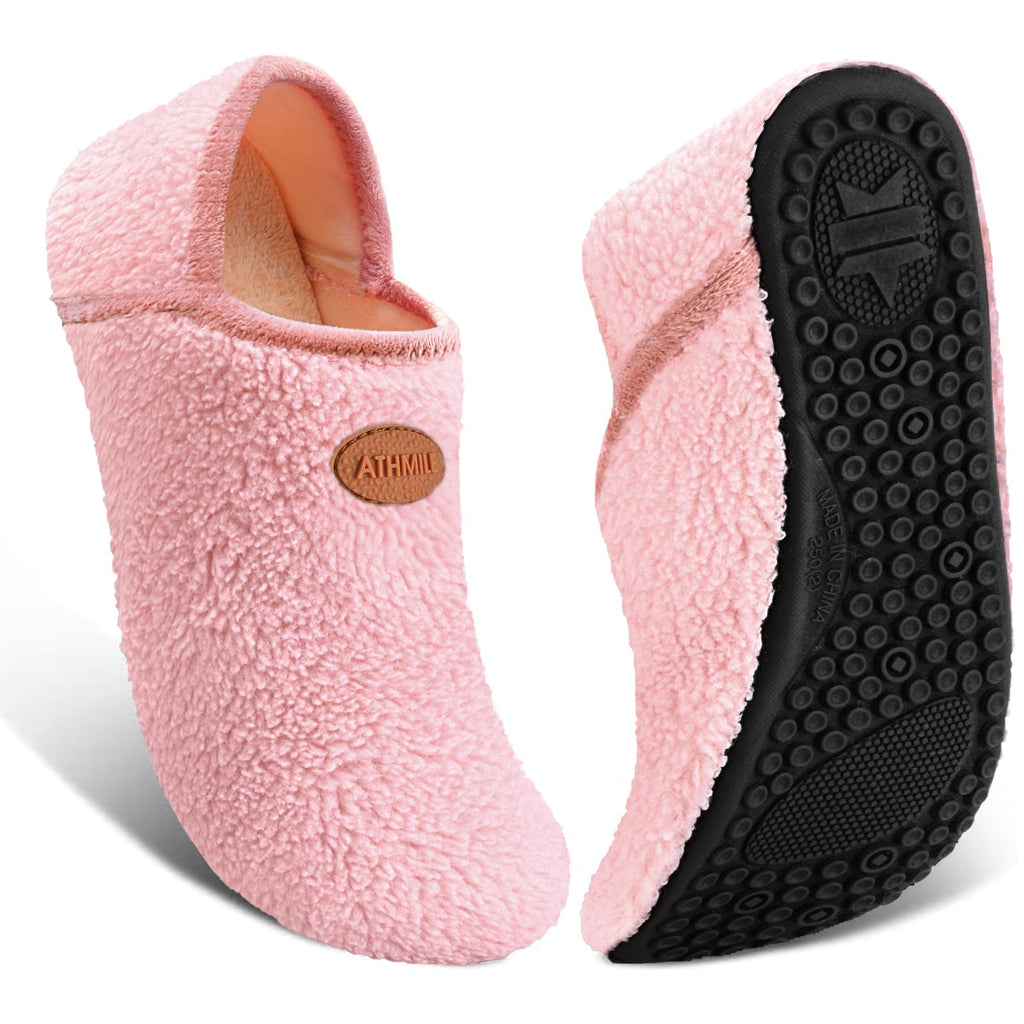 ATHMILE House Slippers for Women Men Indoor Barefoot House Shoes Soft Socks