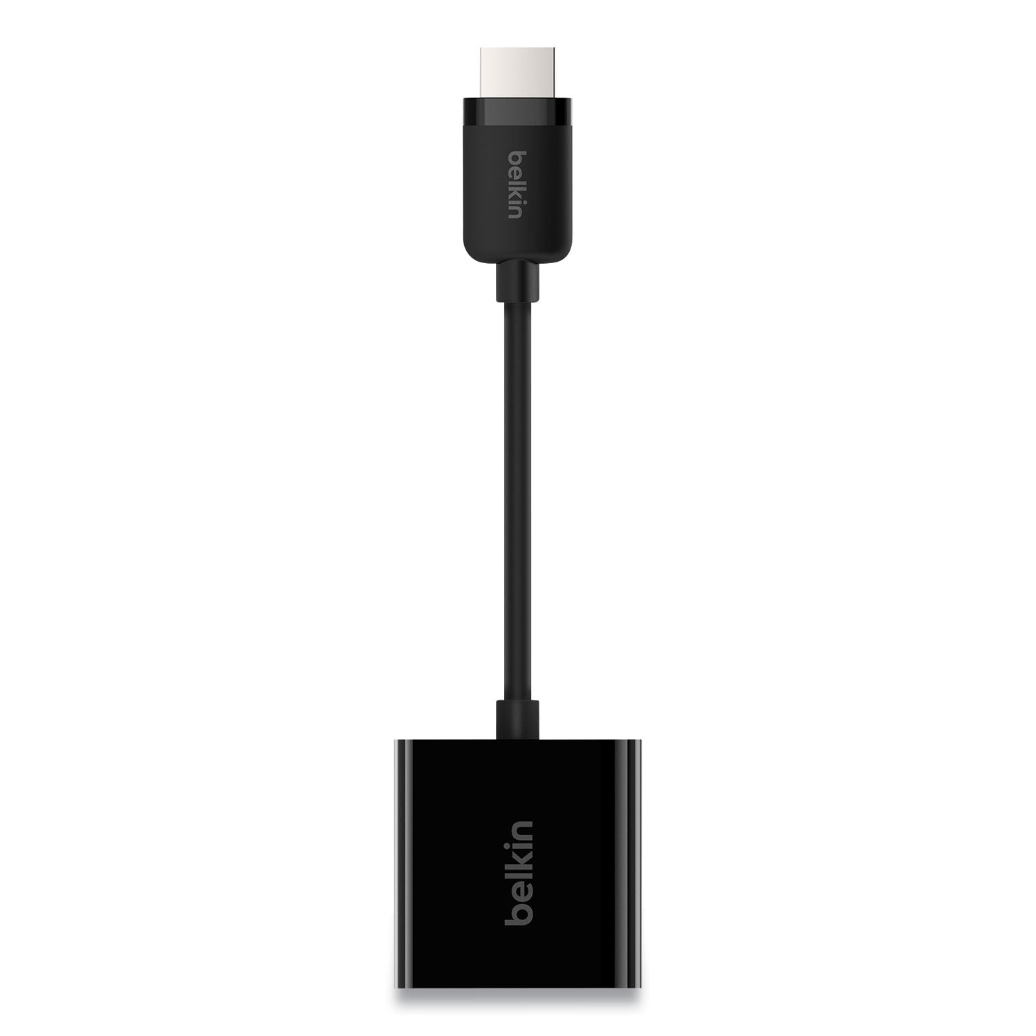 Belkin HDMI to VGA Adapter with Micro-USB Power, 9.8", Black
