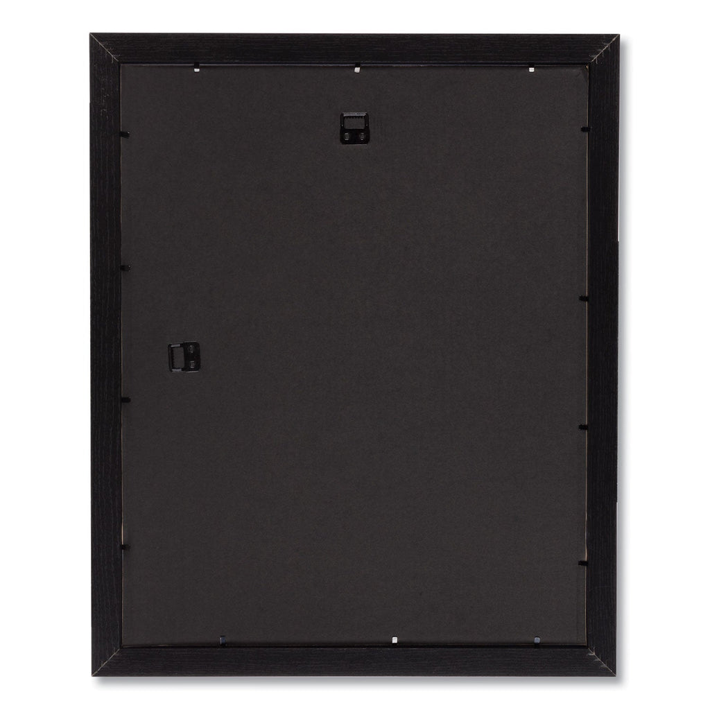 DAX Black Solid Wood Poster Frames with Plastic Window, Wide Profile, 16 x 20