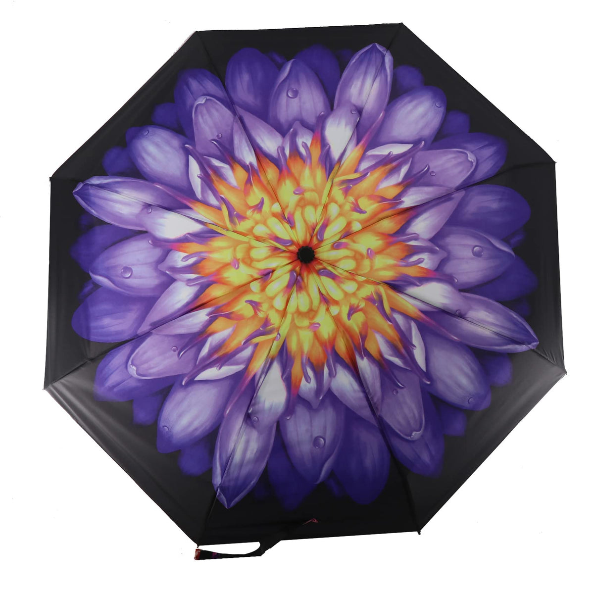 SIEPASA Windproof Travel Umbrella - Automatic Compact Folding Umbrella for Rain, Small Portable Windproof Umbrellas for Men Women and Teenagers (Navy Blue)