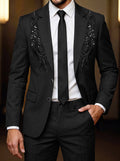 Mens Beaded Evening Suit Set