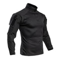 Frog Suit Camouflage Summer Long-Sleeved T-Shirt With Stand-Up Collar Sportswear Outdoor Leisure Sports Tactical Shirt