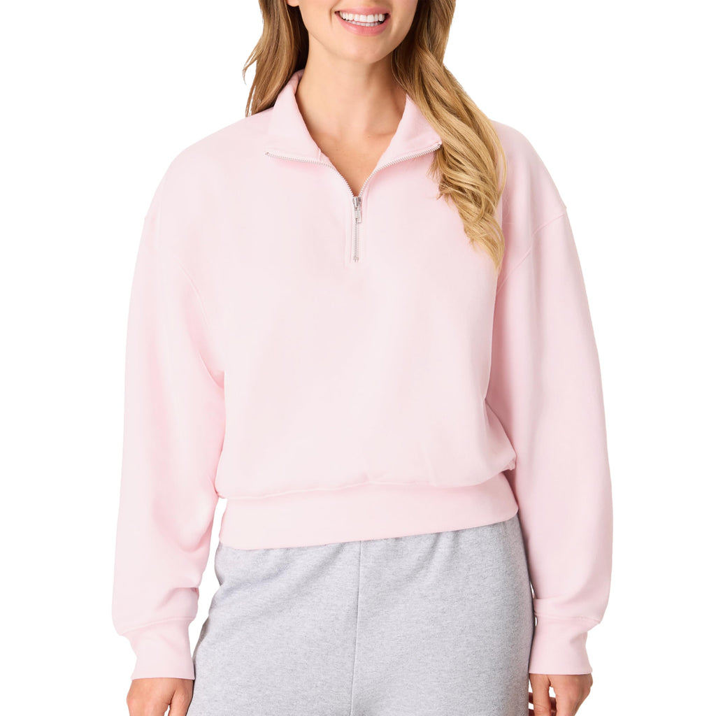 Hanes Women's EcoSmart Fleece Sweatshirt for Women, Soft Midweight - Full-Zip Hoodie, Sweatshirt, or 1/4 Zip