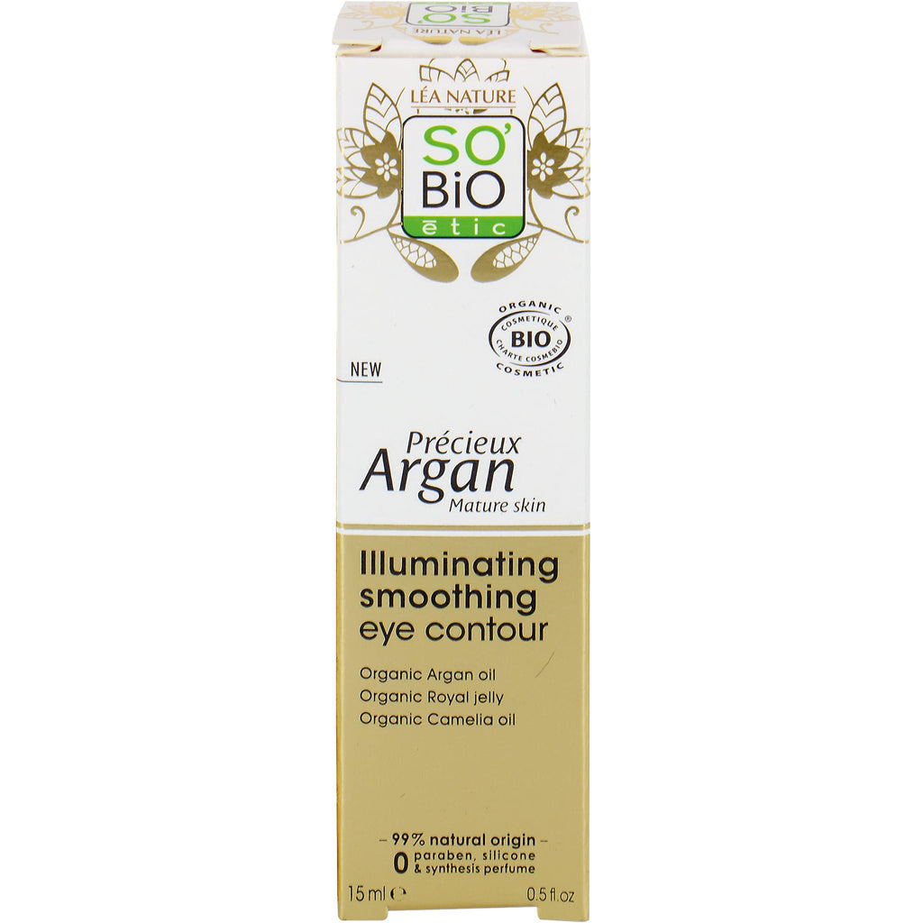 SO’BiO Argan Brightening & Smoothing Eye Cream 0.5 oz