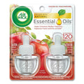 Air Wick Scented Oil Refill, 0.67 oz, Apple Cinnamon Medley, 2/Pack, 6 Packs/Carton