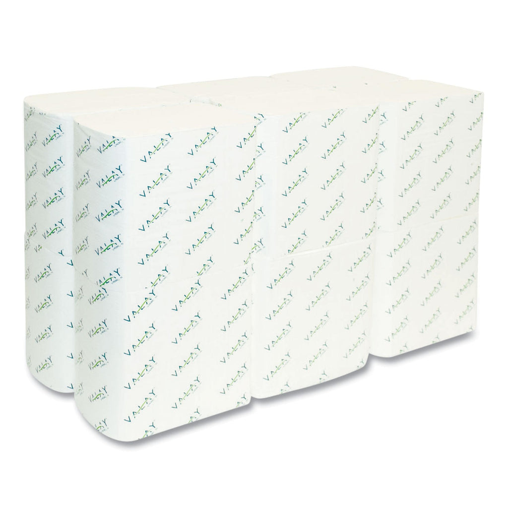Morcon Tissue Valay Interfolded Napkins, 1-Ply, White, 6.5 x 8.25, 6,000/Carton