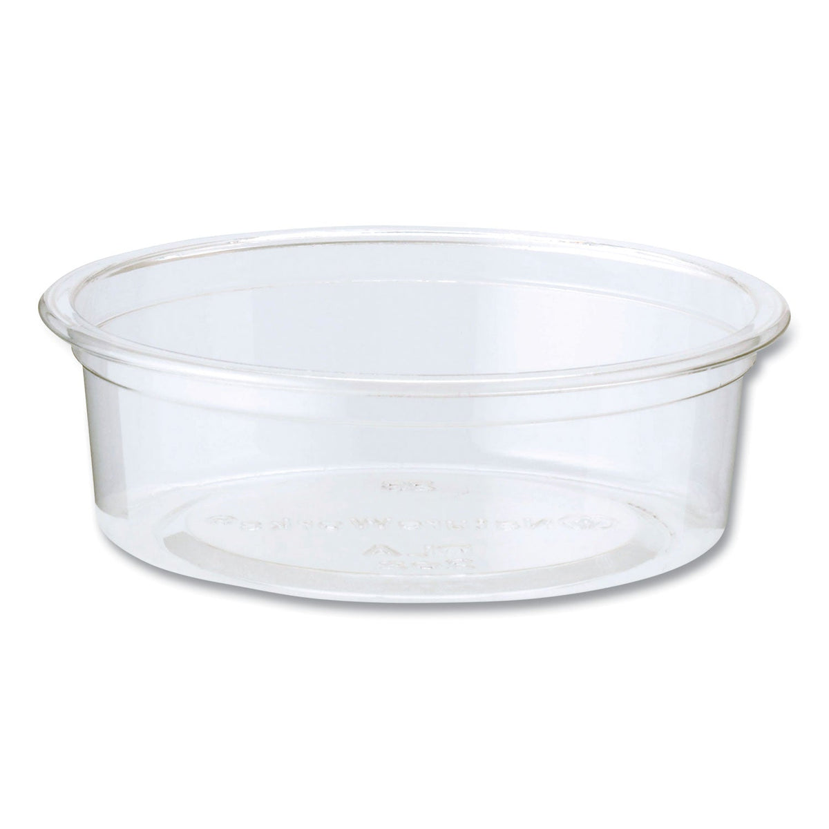World Centric PLA Clear Cold Cups, Flat Style, 2 oz, Clear, 2,000/Carton