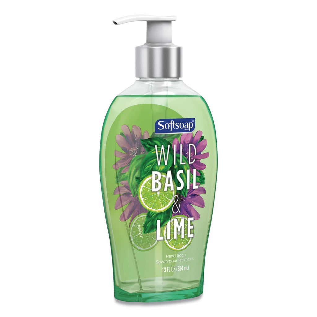 Softsoap Premium Liquid Hand Soap, Basil and Lime, 13 oz