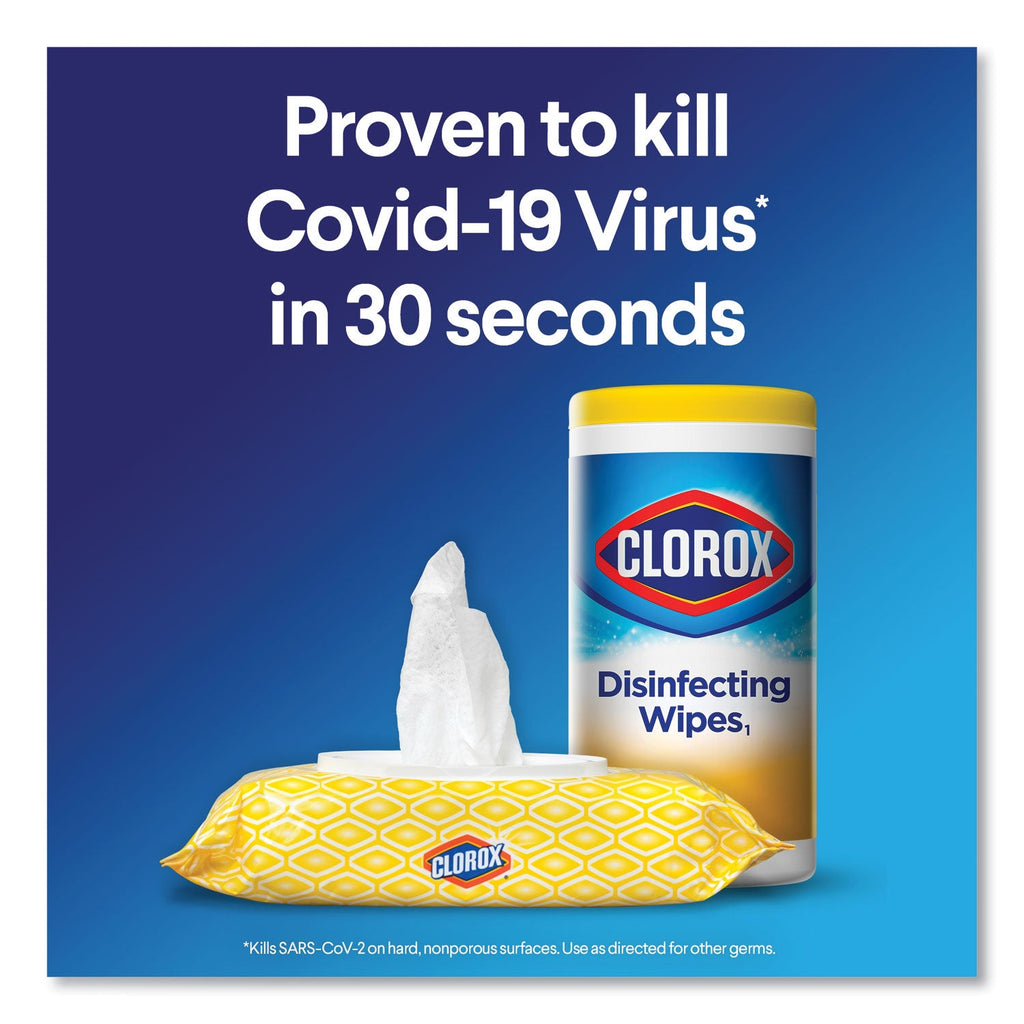 Clorox Disinfecting Wipes, Individually Wrapped, 7 x 8, Fresh Scent, 900/Carton